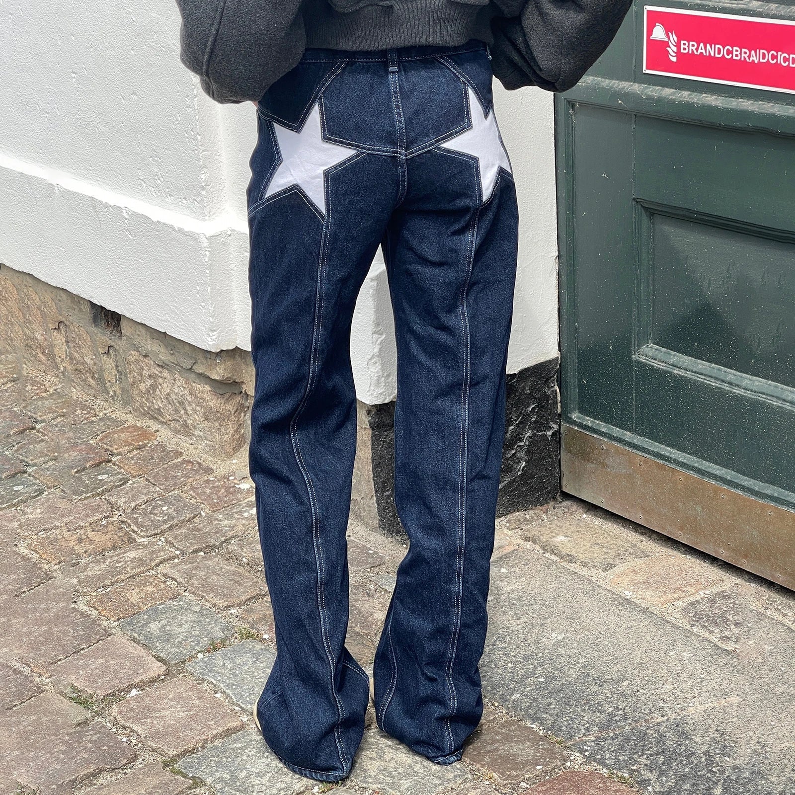 R&B | Damen Jeans mit Sternmuster