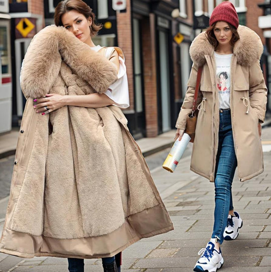 Damen Winterparka mit Wasserdichtem Material & Kapuze | R&B