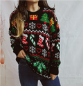 R&B | Christmas Pullover Damen Strickfehler Weihnachts-Pullover