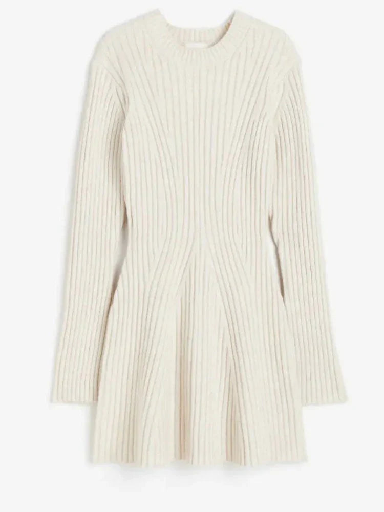 Herbst Strickkleid