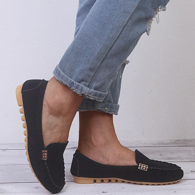 Lässige Damenschuhe flach