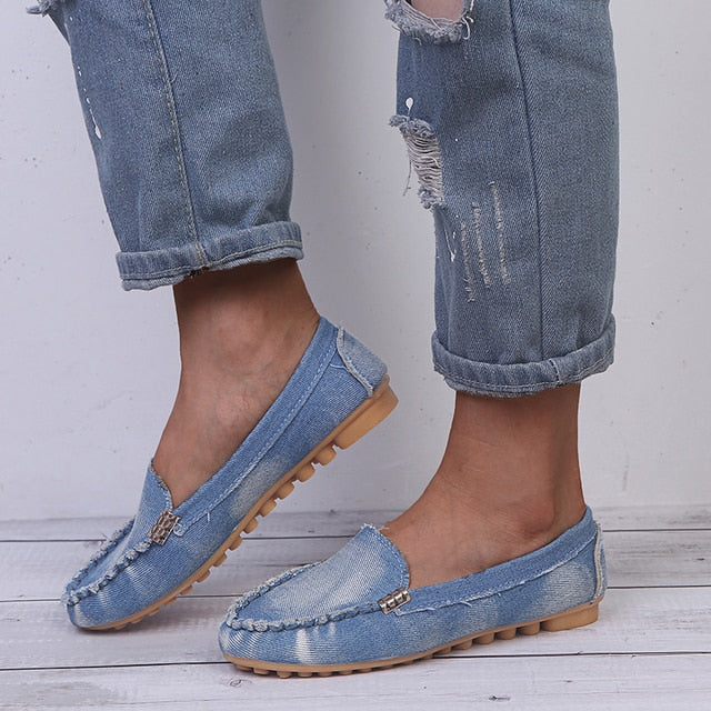 Lässige Damenschuhe flach