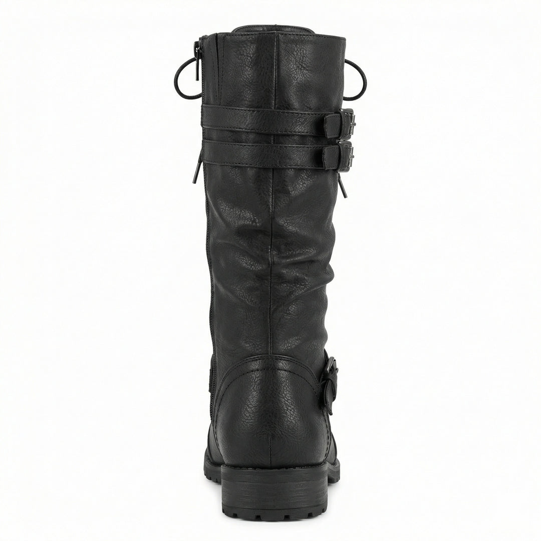 R&B | Retro-Schnürstiefel mit Schnalle