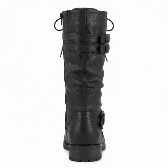 R&B | Retro-Schnürstiefel mit Schnalle