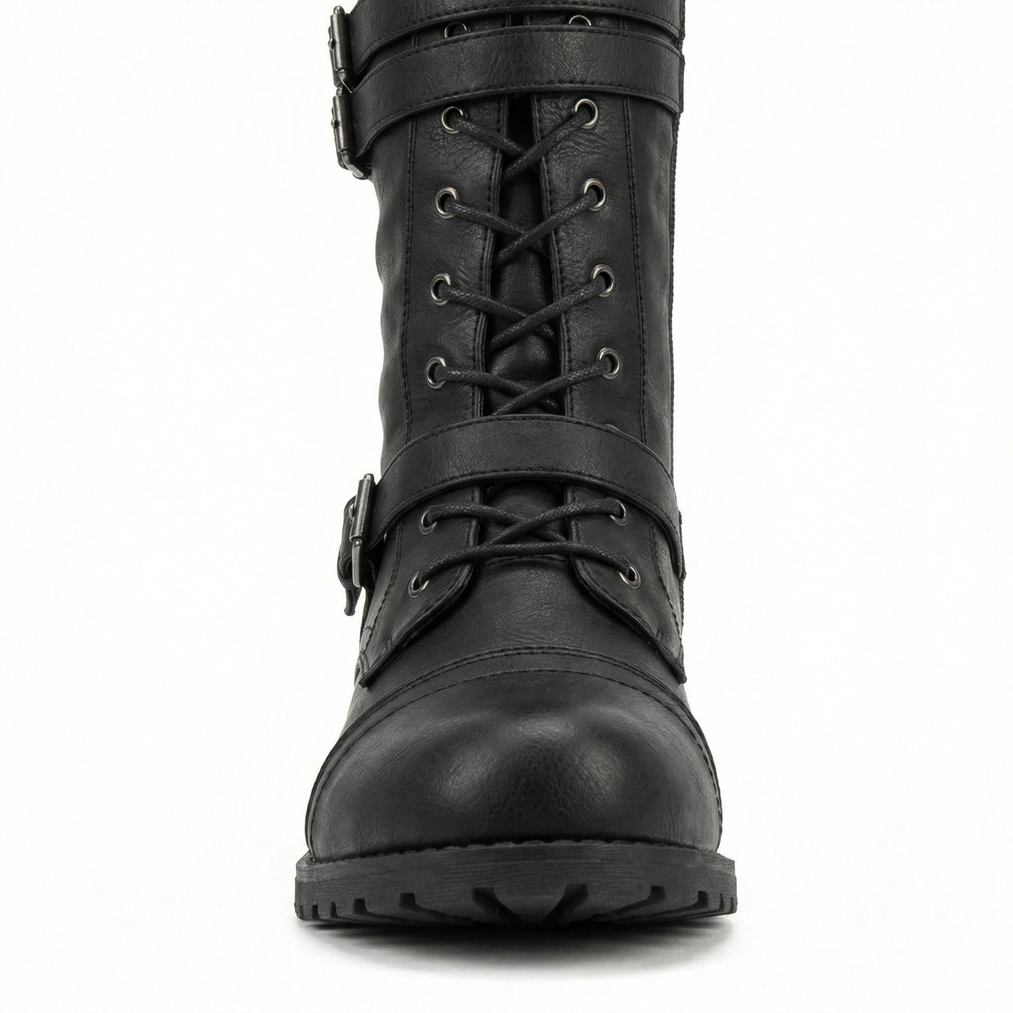 R&B | Retro-Schnürstiefel mit Schnalle