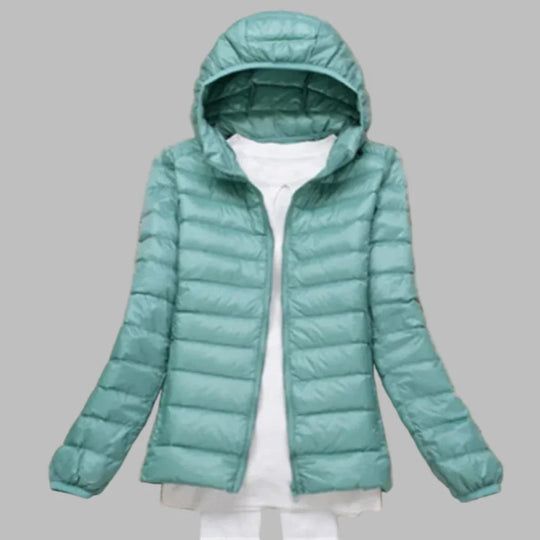 R&B | Ultraleichte, Faltbare Daunenjacke mit Kapuze für Damen