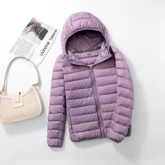 R&B | Klassischer Down-Winterparka für Frauen Perfekt für Outdoor-Aktivitäten