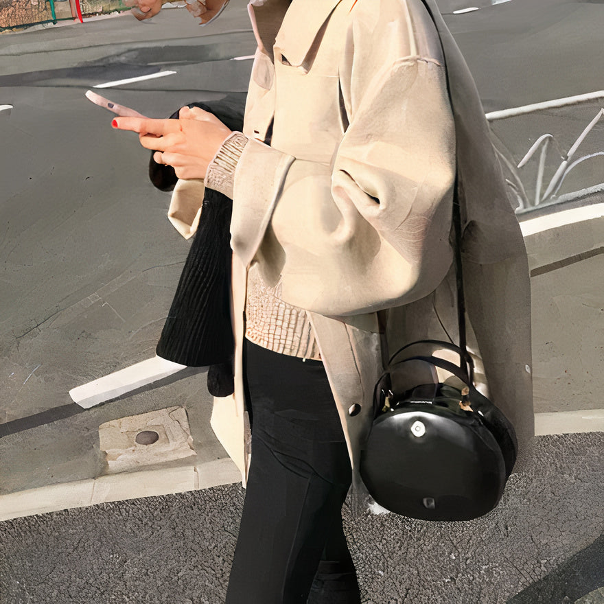 R&B | Wollmischung Jacke - trendige Damenoberbekleidung