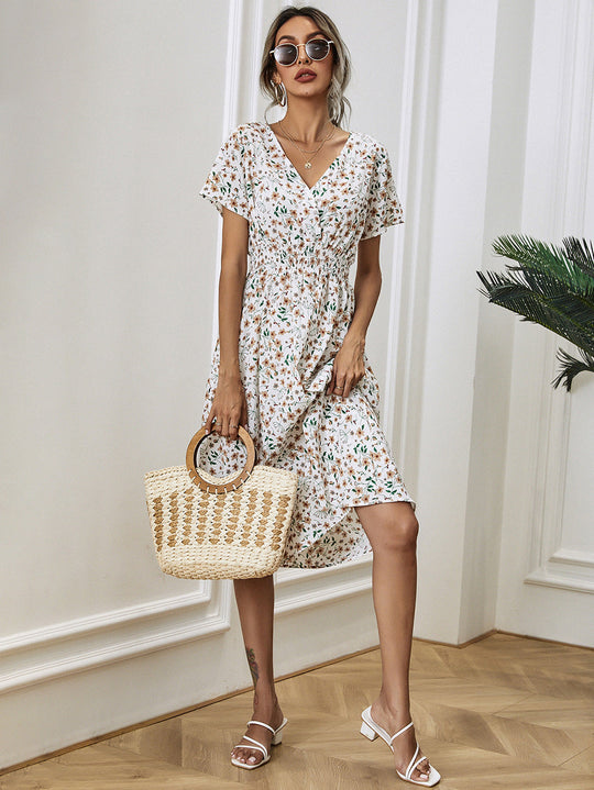 R&B | Floral Elegante Sommerkleider Damen