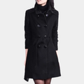R&B | Eleganter Wintergürtel-Mantel für Damen