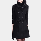 R&B | Eleganter Wintergürtel-Mantel für Damen