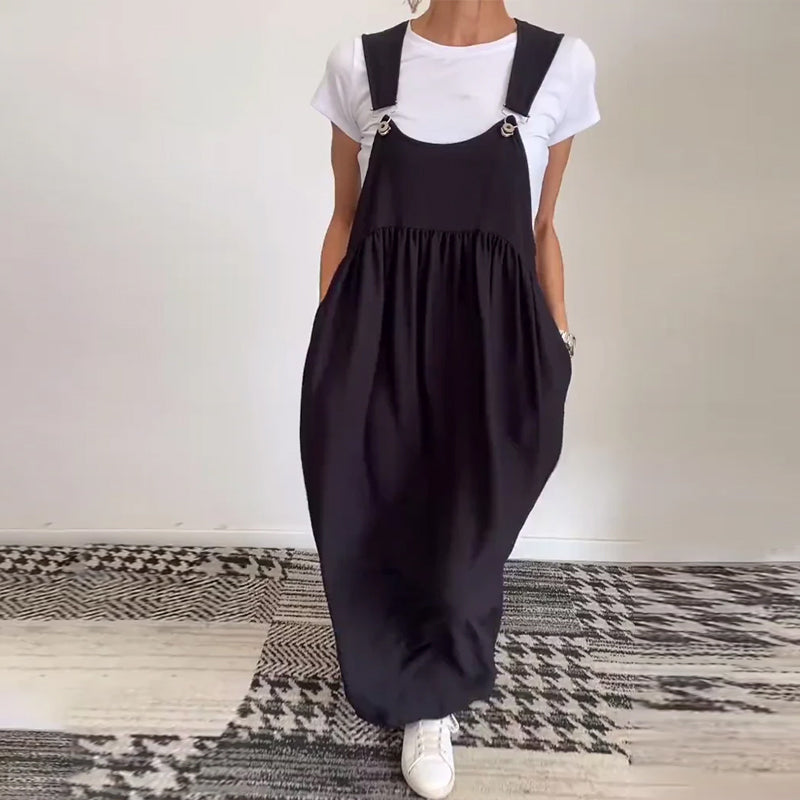 R&B | Kleid Lässig Einfarbig Hosenträger
