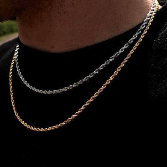 R&B Stilvolle Herren-Halskette mit Kette