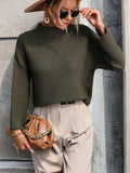 R&B | Top - Locker sitzendes langärmeliges Stricktop