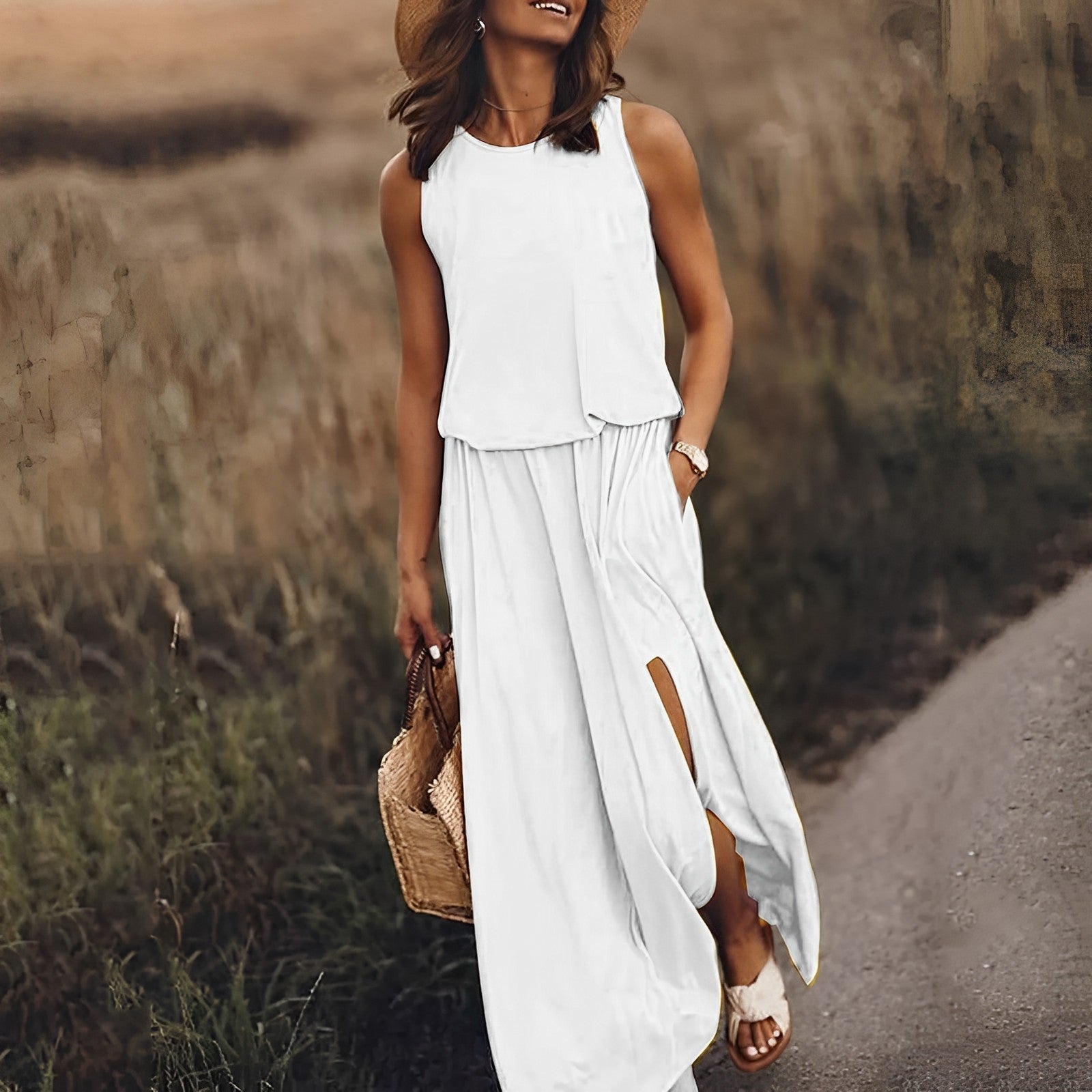 R&B | Elegantes Farbenspiel Kleid