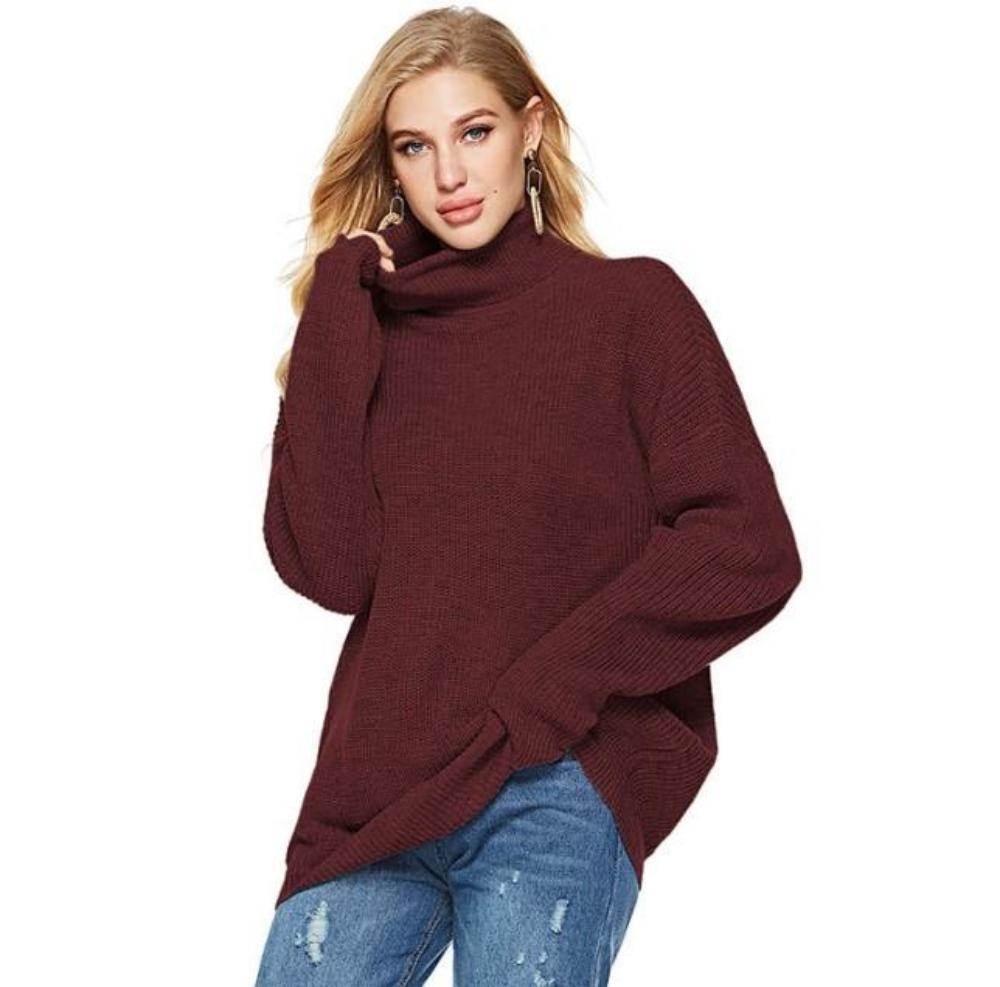 R&B | Rollkragenpullover Weicher Strick Lässiger Komfort