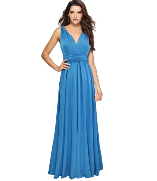 Damen Multiway Wickelkleid mit 50+ Tragevarianten & Elastischem Stoff | R&B