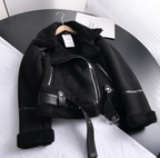 R&B | Bikerjacke - Asymmetrischer Reißverschluss mit gefüttertem Kragen