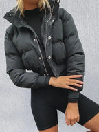 R&B | Pufferjacke mit Hohem Kragen