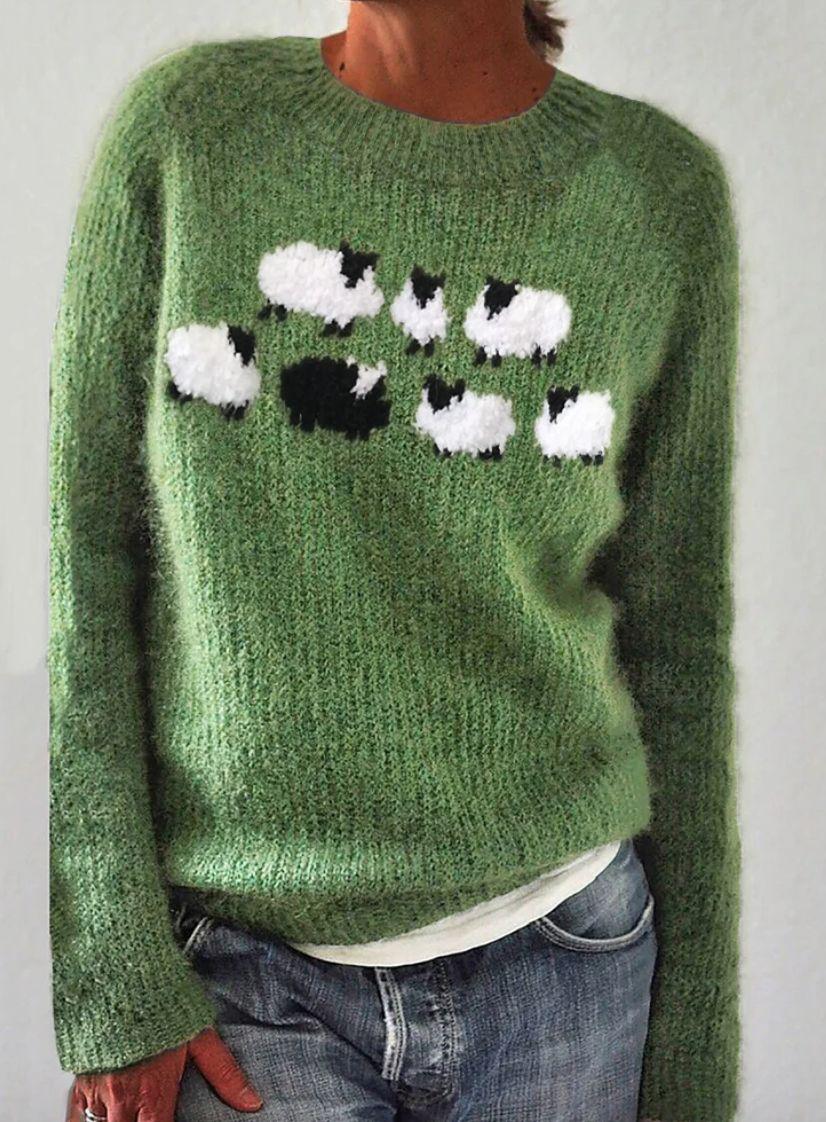 R&B | Langärmeliger Pullover mit Aufdruck