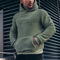 R&B | Männer Fleece Lässig Schnitt Tasche Weich und Warm
