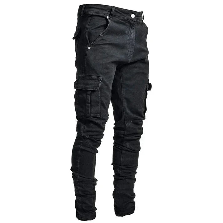 R&B | Herren Denim Cargo Hose