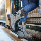 R&B | Winterschuhe Schneestiefel mit Schnürsenkel