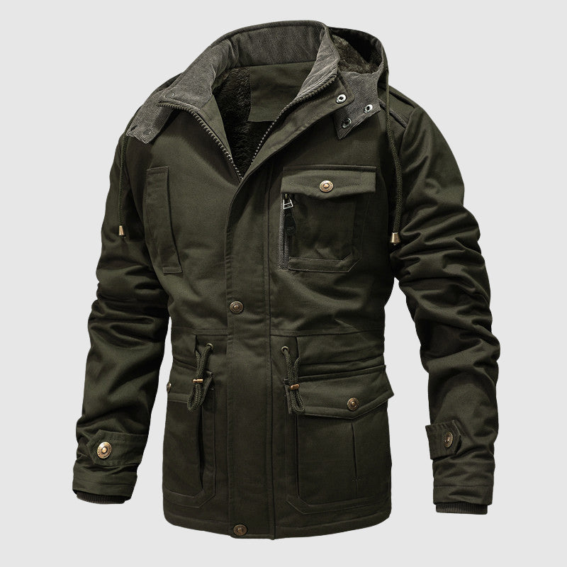 R&B | Taktische Baumwollmischjacke Strapazierfähige Warme Outdoorjacke