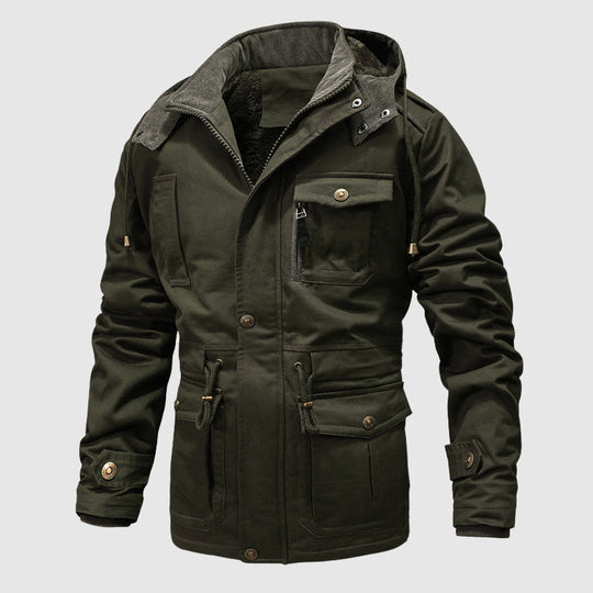 R&B | Taktische Baumwollmischjacke Strapazierfähige Warme Outdoorjacke