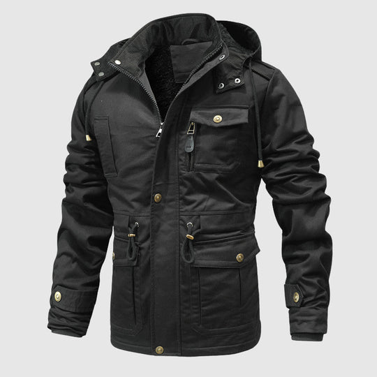 R&B | Taktische Baumwollmischjacke Strapazierfähige Warme Outdoorjacke