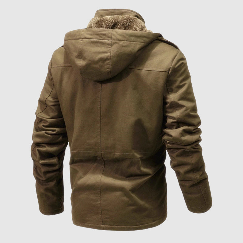 R&B | Taktische Baumwollmischjacke Strapazierfähige Warme Outdoorjacke