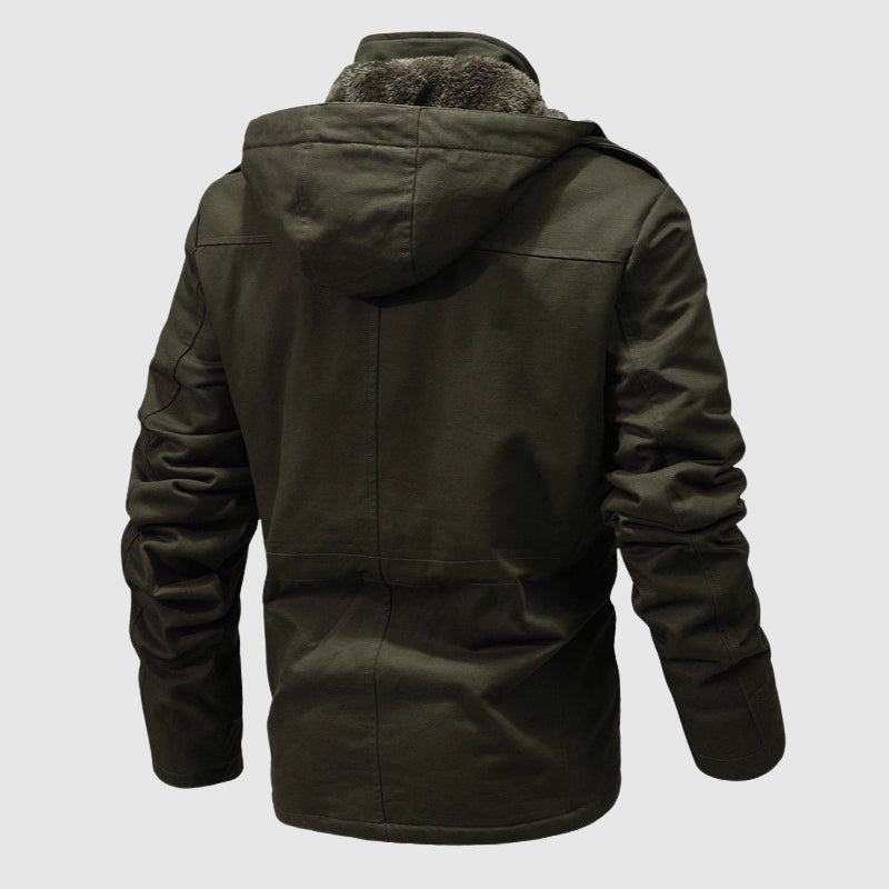 R&B | Taktische Baumwollmischjacke Strapazierfähige Warme Outdoorjacke