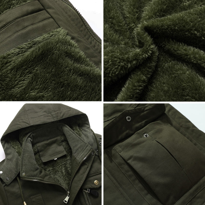 R&B | Taktische Baumwollmischjacke Strapazierfähige Warme Outdoorjacke