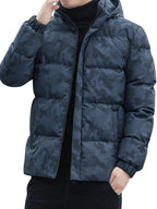 R&B | Pufferjacke mit Reißverschluss und Stehkragen