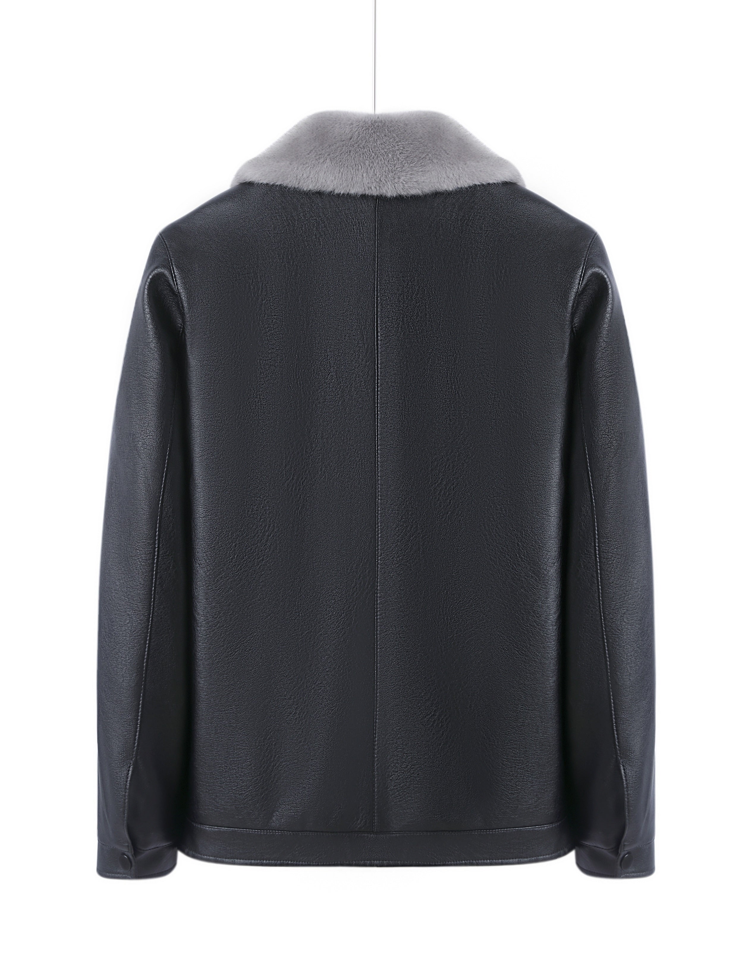 R&B | Fleecejacke mit Pu-Beschichtung