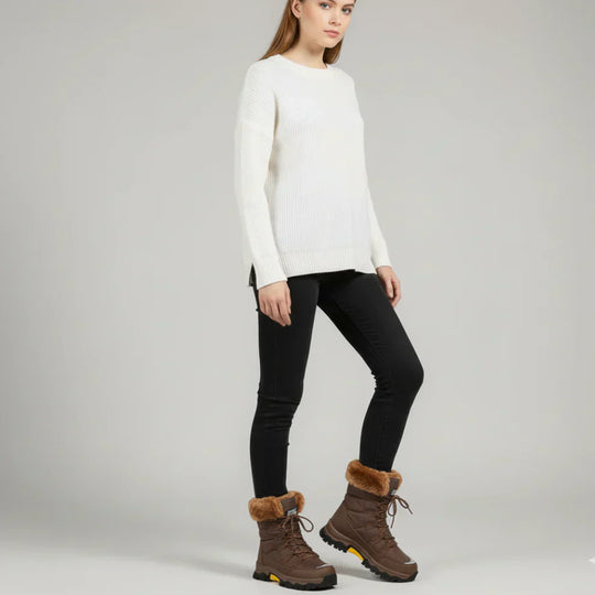 Winterstiefel Für Damen Mit Fellfutter Damen R&B