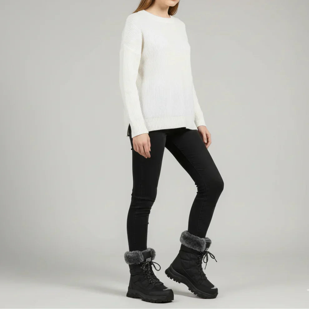 Winterstiefel Für Damen Mit Fellfutter Damen R&B