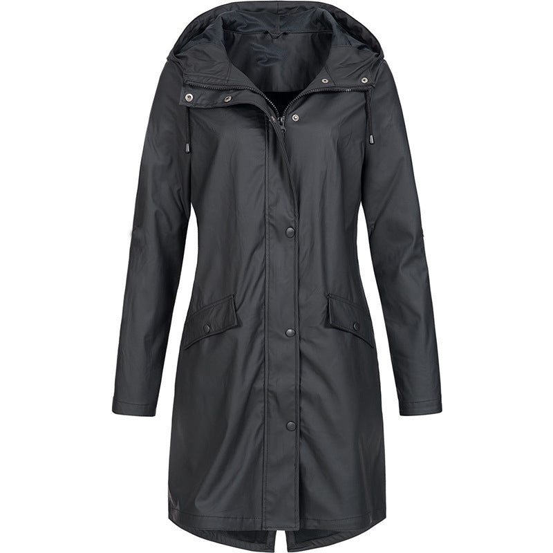 R&B | Regenjacke Frauen - Stilvolle Kapuzenjacke