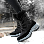 R&B | Wasserdichte Knöchelhohe Schneestiefel für Frauen – Gemütlich & Stilvoll