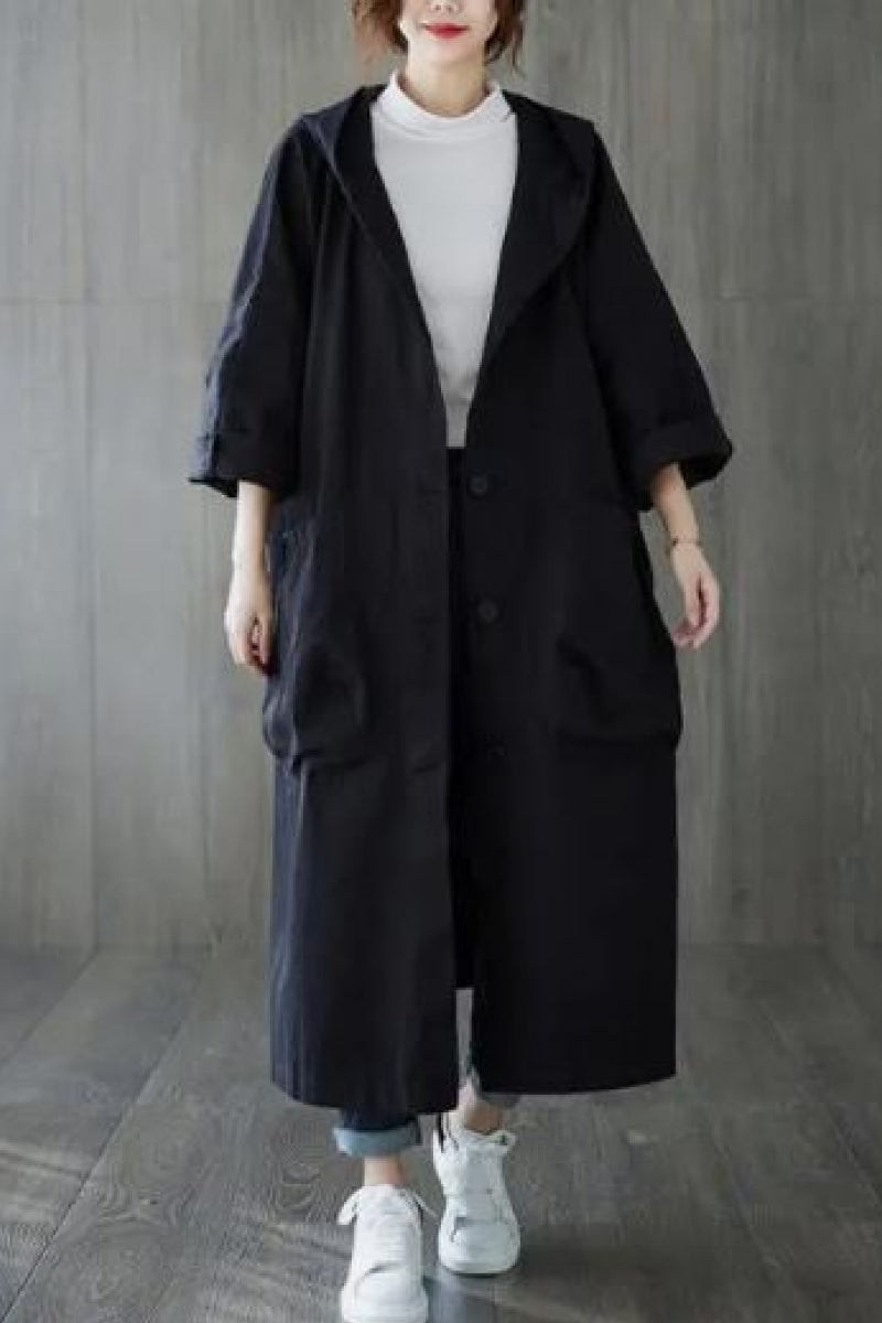 R&B | Oversize-Windjacke in Burgunderrot