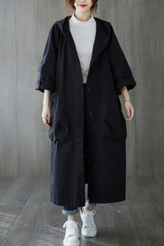 R&B | Oversize-Windjacke in Burgunderrot