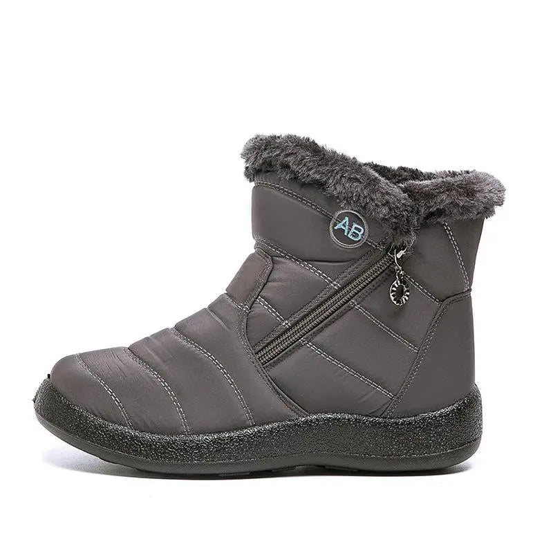 R&B | Wasserdichte Knöchel-Schneestiefel für Frauen – Warm & Gemütlicher Komfort