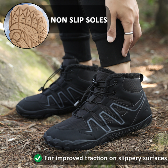 R&B | Wasserdichte High-Top-Schneestiefel für Unisex – Bequemes & Rutschfestes Design