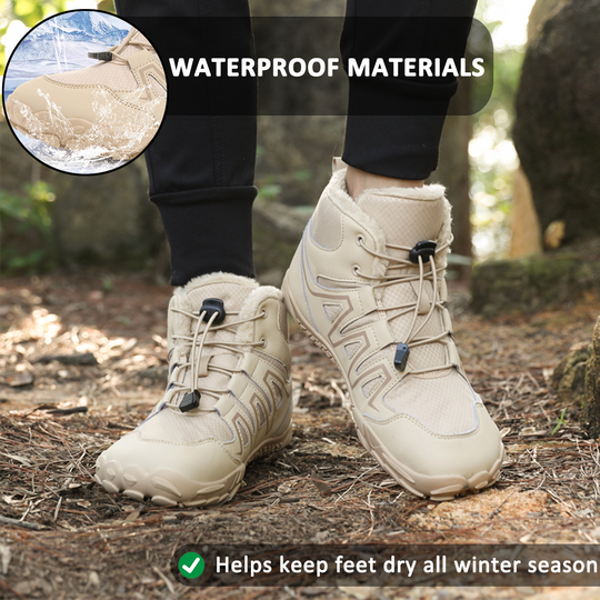 R&B | Wasserdichte High-Top-Schneestiefel für Unisex – Bequemes & Rutschfestes Design
