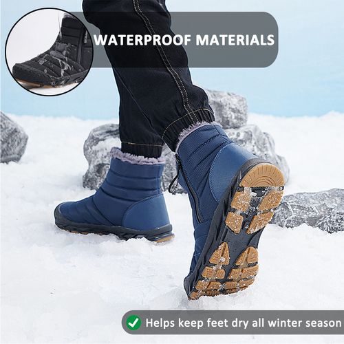 R&B | Wasserdichte High Top Schneestiefel für Männer & Frauen – Bequem & Unterstützend für Winterabenteuer