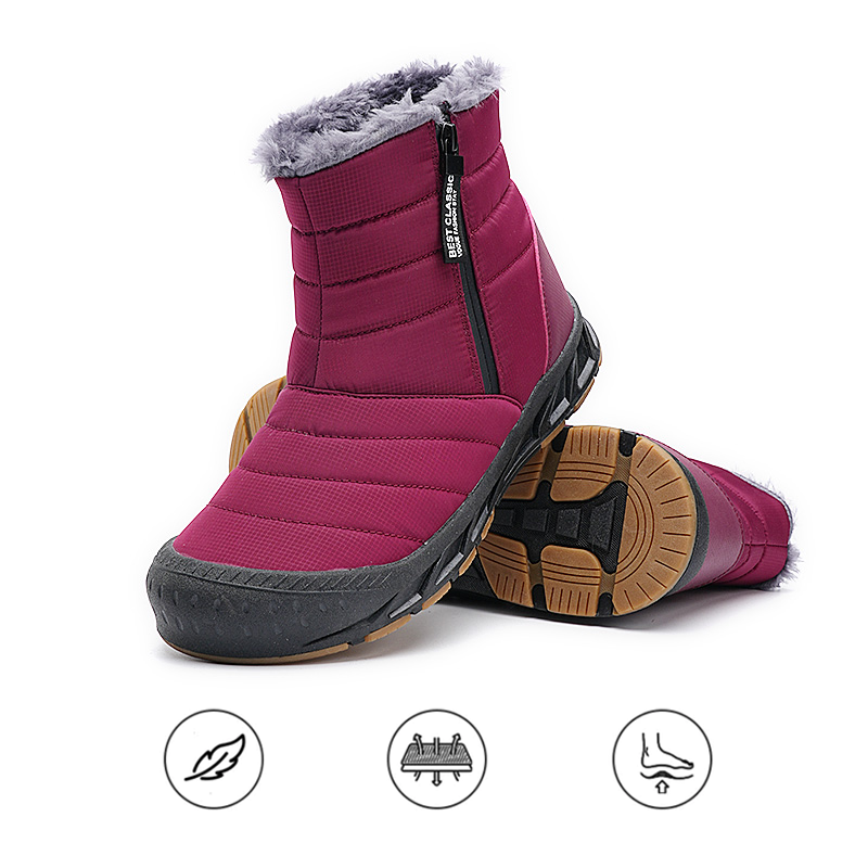 R&B | Wasserdichte High Top Schneestiefel für Männer & Frauen – Bequem & Unterstützend für Winterabenteuer