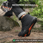 R&B | Wasserdichte Wanderschuhe für Unisex – Dicke & Warme Bequemlichkeit
