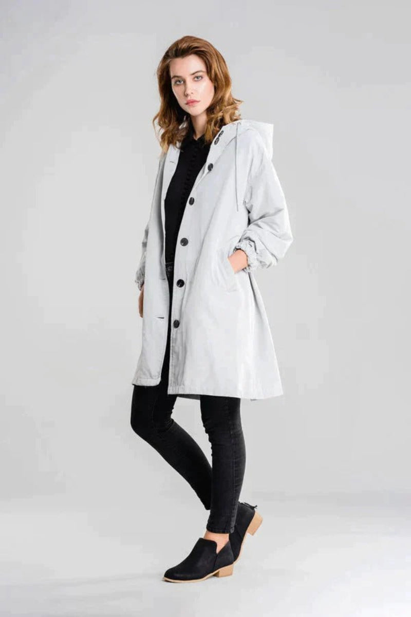 R&B | Kapuzen-Windbreaker Übergroße Regenjacke Für Frauen Ideal für Outdoor-Aktivitäten