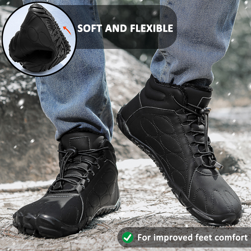 R&B | Wasserdichte Knöchelhohe Schneestiefel für Unisex – Bequemes & Unterstützendes Design