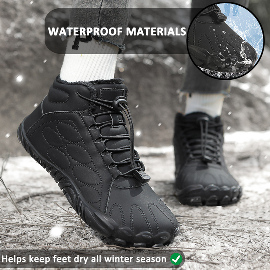 R&B | Wasserdichte Knöchelhohe Schneestiefel für Unisex – Bequemes & Unterstützendes Design